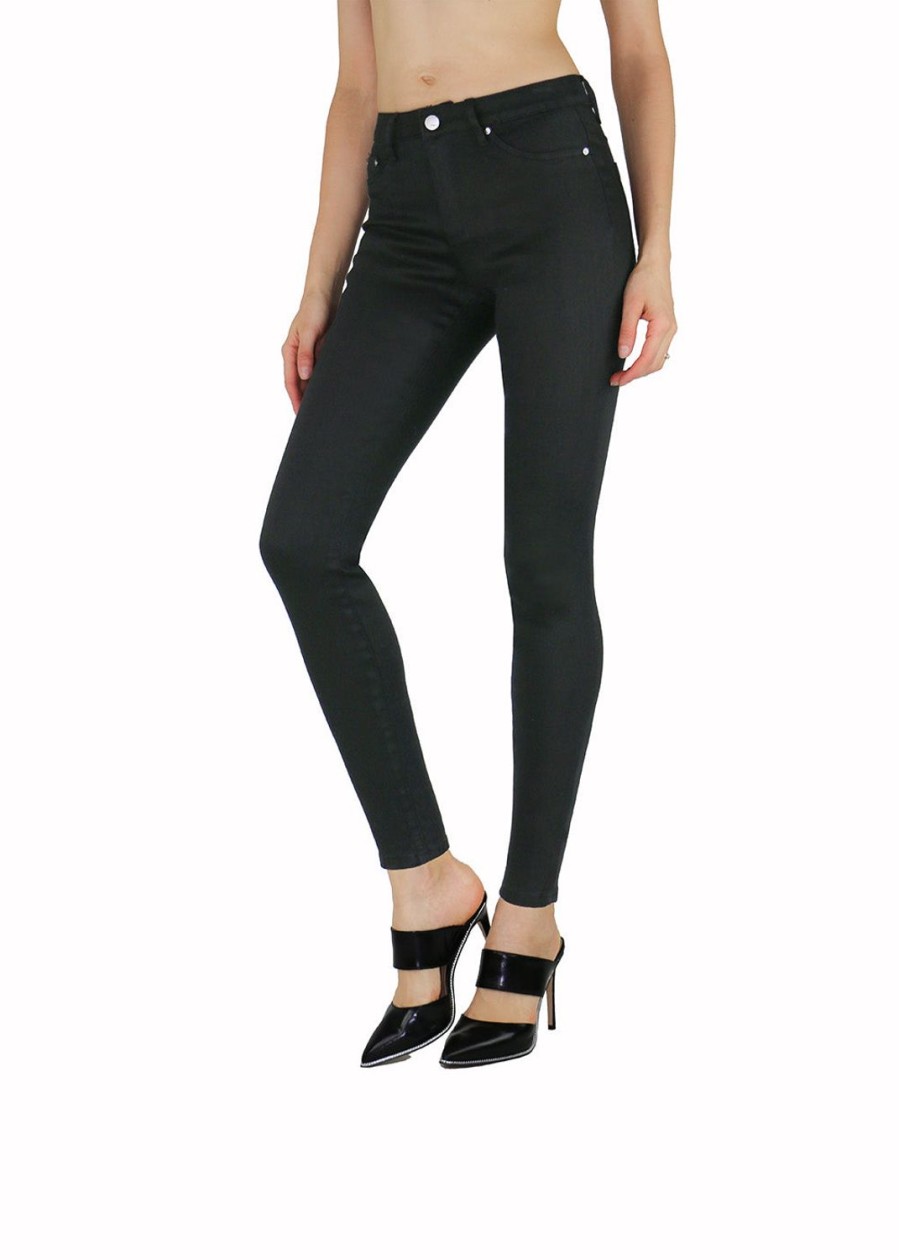 Women Tractr Mid Rise | Diane - Basic Mid-Rise Skinny Pant