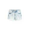 Girls Tractr Cut Off | Weekender Shorts With Fray Hem In Indigo