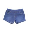 Girls Tractr Mid Rise | Clean Hem Pull On Short Indigo