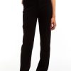 Girls Tractr Straight Leg | Ponte Staight Pants Black