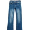 Girls Tractr Flare | Mid Rise Flare Jeans Indigo