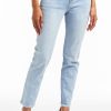 Women Tractr High Rise | High Rise Slim Straight Jean In Indigo