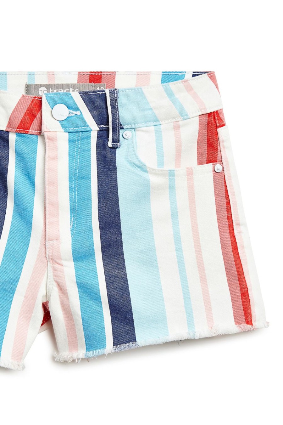 Girls Tractr Mid Rise | Brittany - Colorful Short Stripe