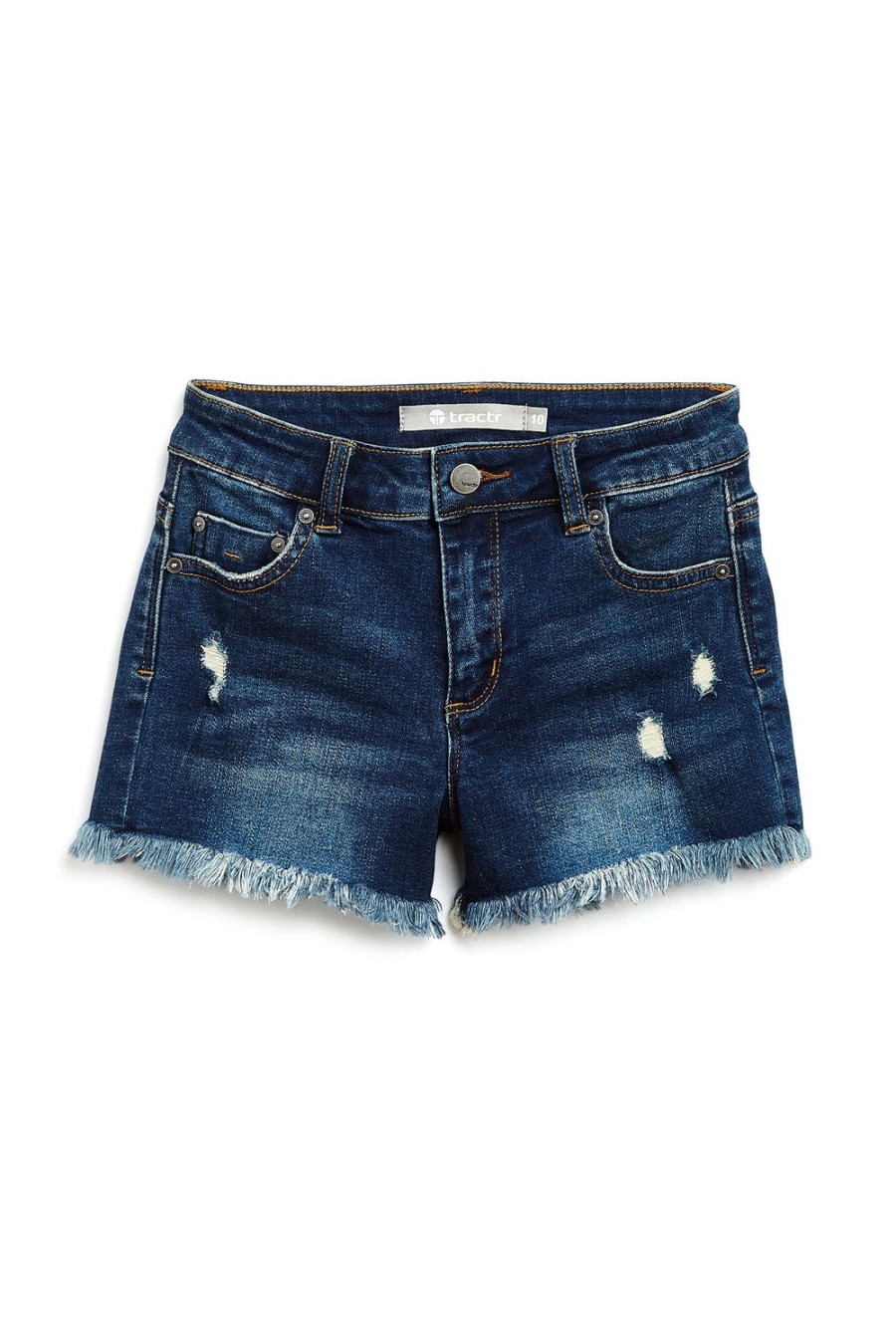 Girls Tractr Cut Off | Brittany 5 Pockets Fray Shorts In | Tractr Bondi