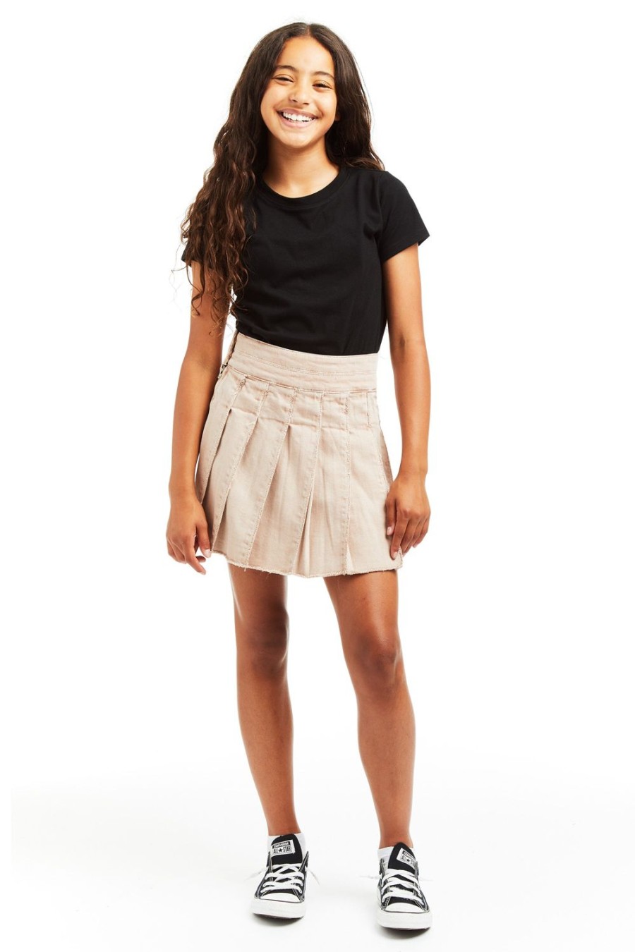 Girls Tractr Pleated | Pleated Tennis Skirt In Pink