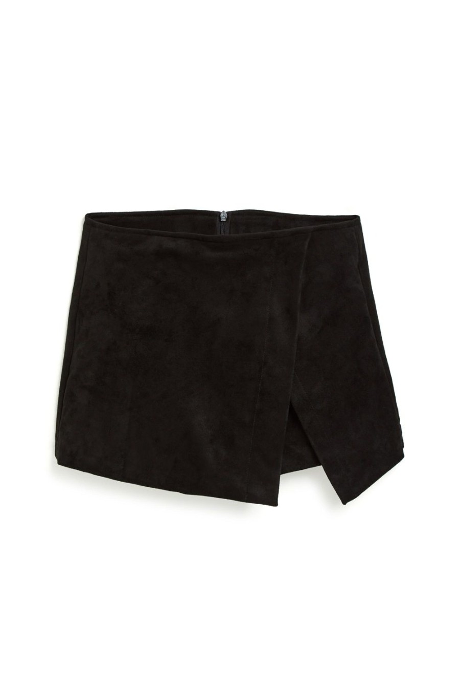 Girls Tractr Skort | Suede Skort Black