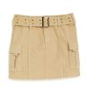 Girls Tractr Cargo | Wide Belt Cargo Skirt Safari