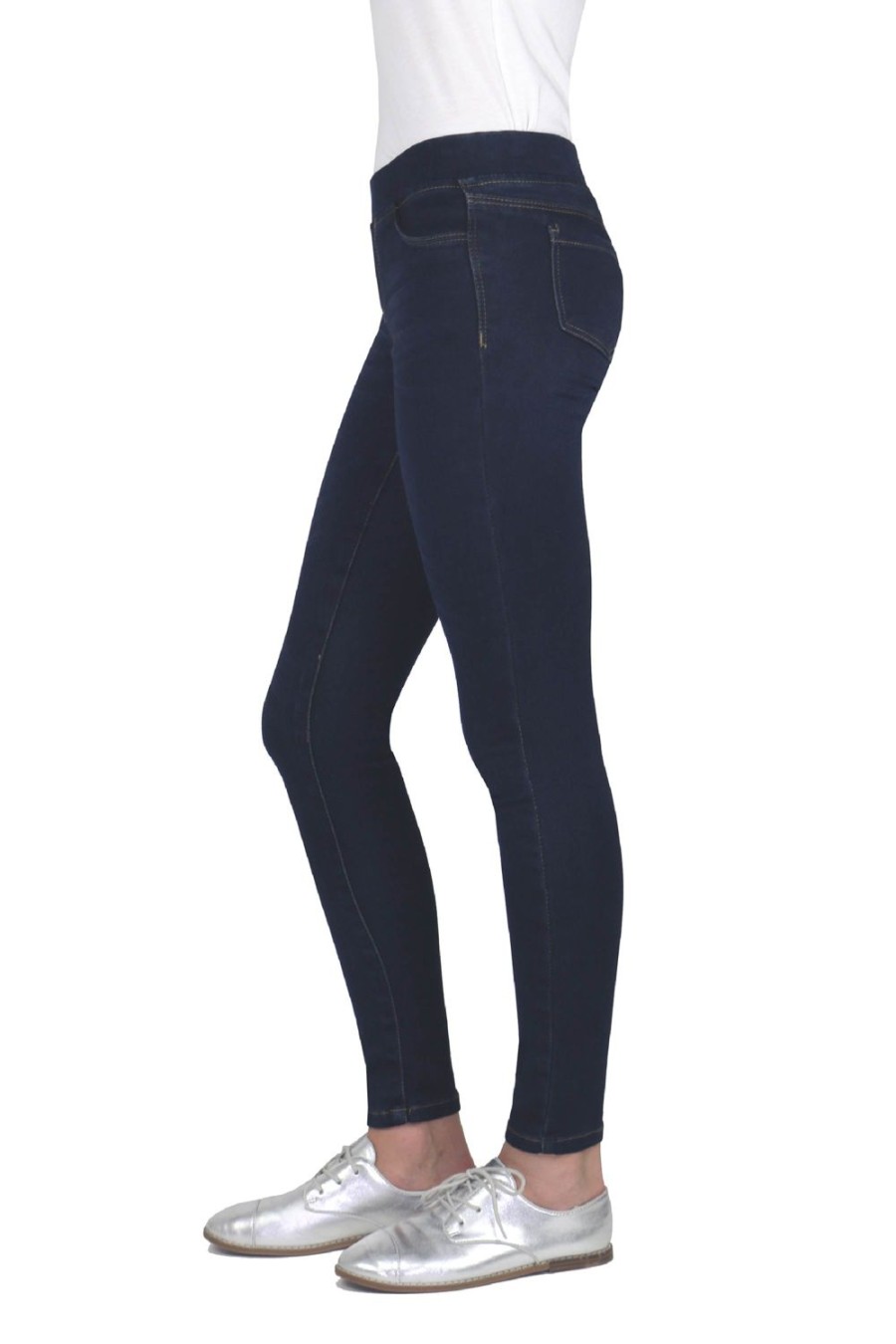 Girls Tractr Mid Rise | Verna - Mid Rise Pull On Skinny Jegging In Runaway