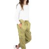 Girls Tractr Cargo | Iridescent Cargo Knit Jogger Pants Green