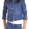 Girls Tractr Denim | Basic Denim Jacket In Indigo