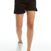 Women Tractr High Rise | High Rise Mom Short With Side Slit