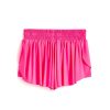 Girls Tractr Butterfly | Butterfly Shorts Neon Pink