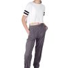 Girls Tractr Jogger | Color Suede Jogger Pants Grey