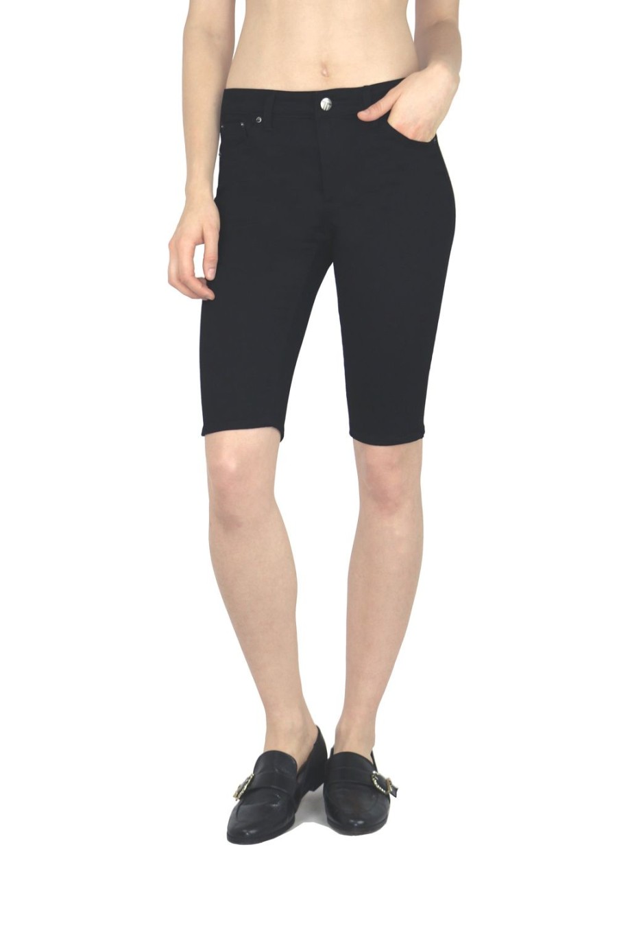 Women Tractr Bermuda | 5 Pocket Basic Bermuda With Style | Tractr