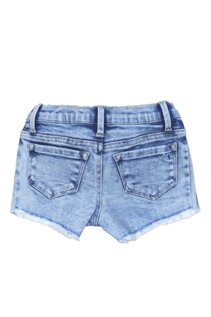 Girls Tractr Distressed | Divide N Conquer Dest Shorts Light Indigo