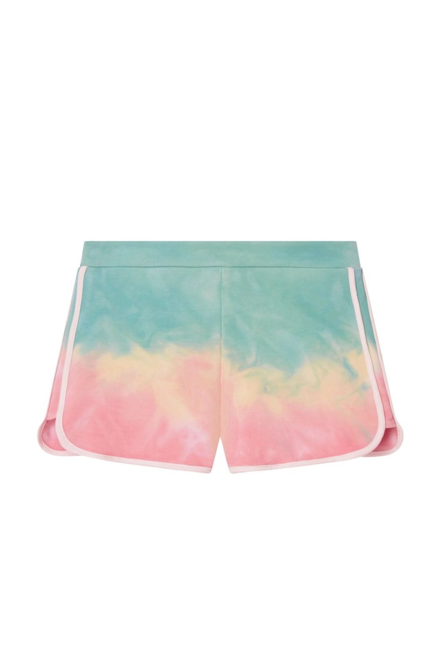 Girls Tractr Dolphin | Watercollor French Terry Dolphin Short Multi Colored