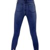 Girls Tractr High Rise | High Rise Back Slit Skinny Indigo