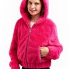 Girls Tractr Fur | Ultra Soft Fur Hoodie