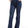 Girls Tractr Bootcut | Mid Rise Released Hem Flare Indigo