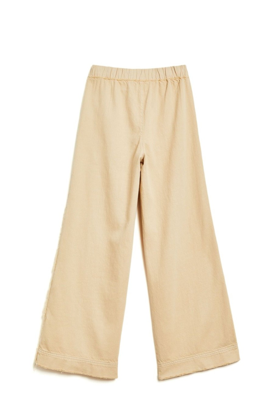 Girls Tractr High Rise | High Rise Patch Pocket Wide Leg Pant With Fray Hem