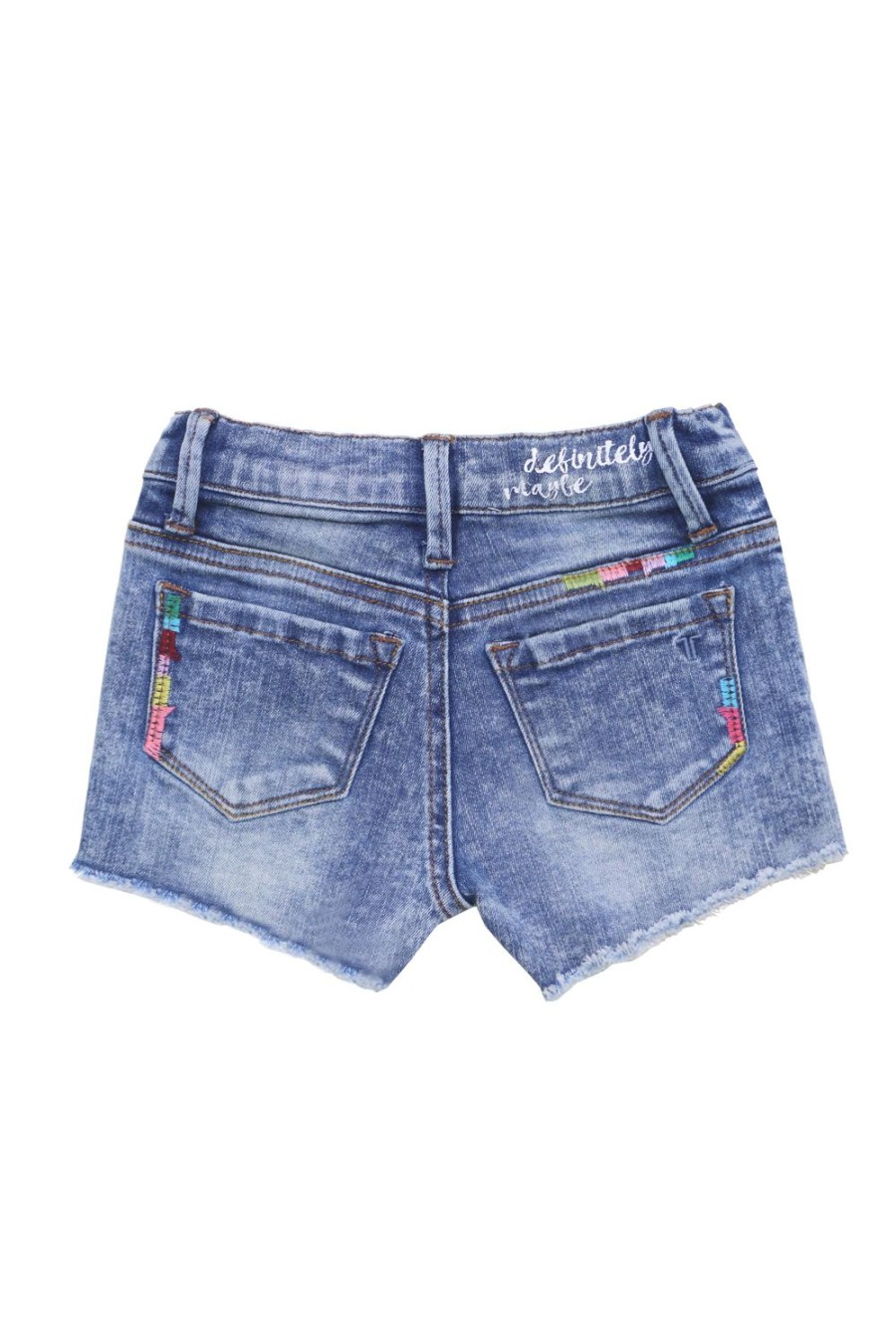 Girls Tractr Cut Off | Brittany Ego Fray Shorts Light Indigo