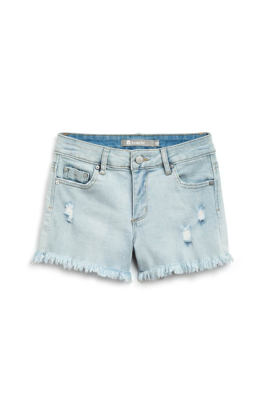 Girls Tractr Cut Off | Brittany 5 Pockets Fray Shorts In | Tractr Avalon