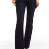 Women Tractr Flare | High Rise Loose Flare In Dark Indigo