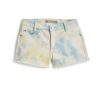 Girls Tractr Cut Off | Brittany Watercolor Fray Hem Shorts Tie Dye