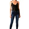 Women Tractr High Rise | Nina High Waist Skinny In Dark Indigo