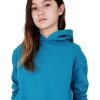 Girls Tractr Hoodie | Color Knit Crop Hoodie