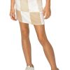 Girls Tractr Mini | Patchwork Mini Skirt Cream