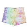 Girls Tractr Mid Rise | Pastel Shorts Tie Dye