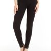 Women Tractr Skinny | Self Pull On Ponti Skinny Black