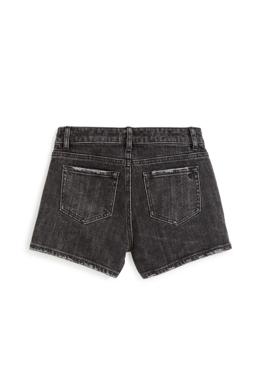 Girls Tractr High Rise | High Rise Denim Shorts Black