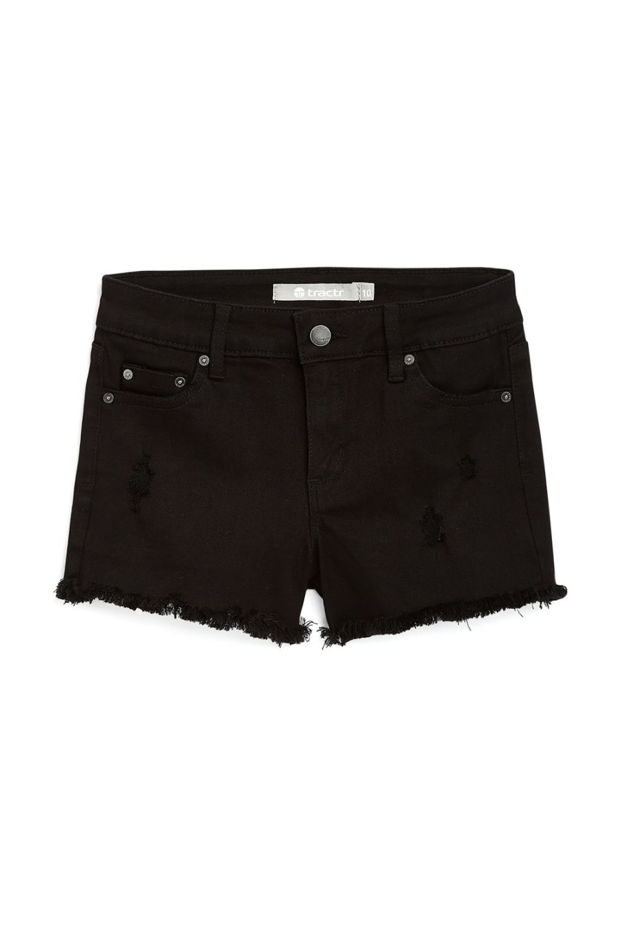 Girls Tractr Cut Off | Brittany 5 Pockets Fray Shorts In | Tractr