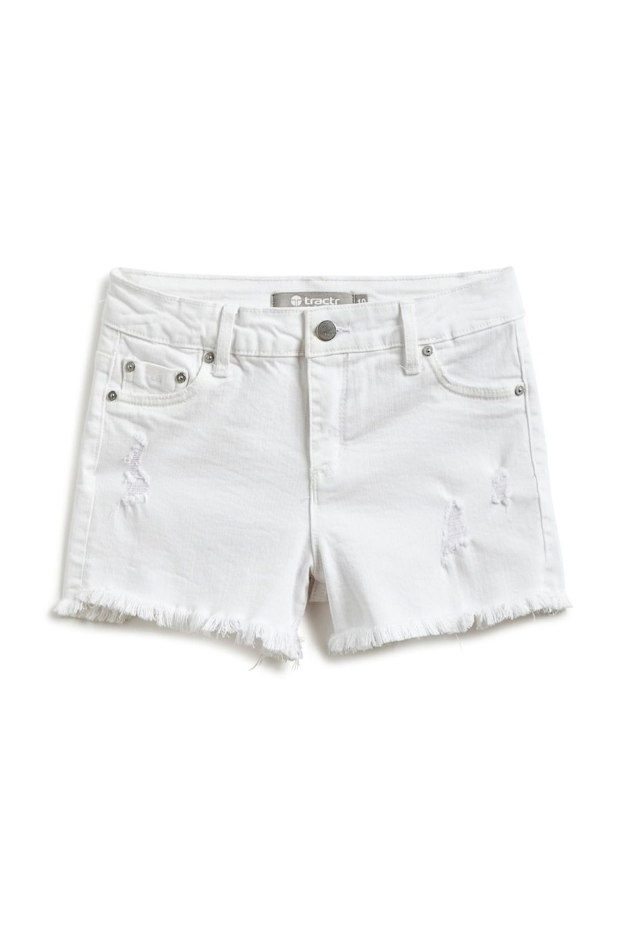 Girls Tractr Cut Off | Brittany 5 Pockets Fray Shorts In | Tractr