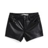 Girls Tractr High Rise | High Rise Pleather Short Black