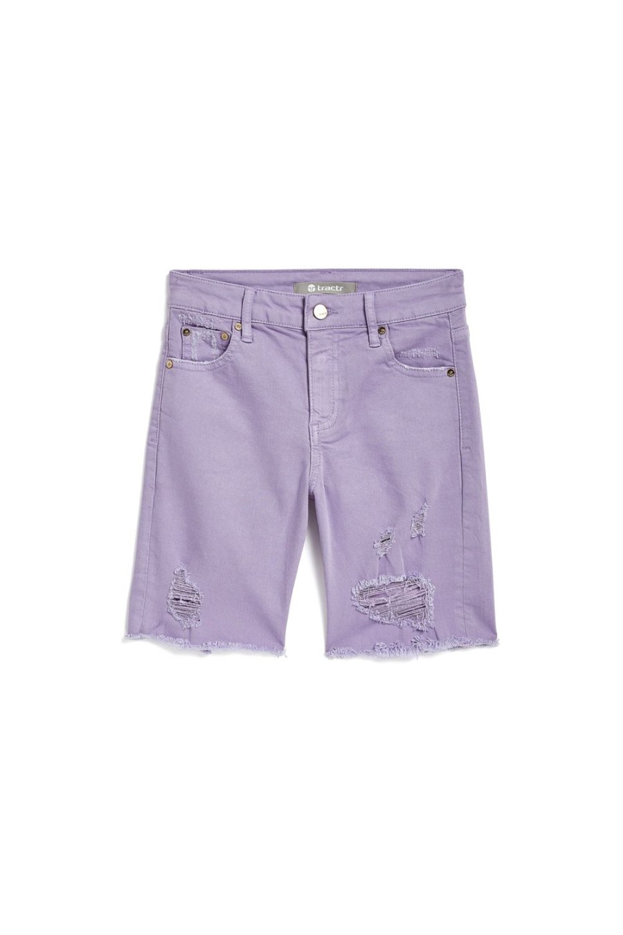 Girls Tractr Bermuda | Diane - Destructed Bermuda Short